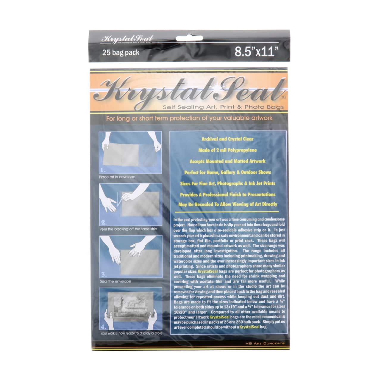 Krystal Seal&#xAE; Self Sealing Bags